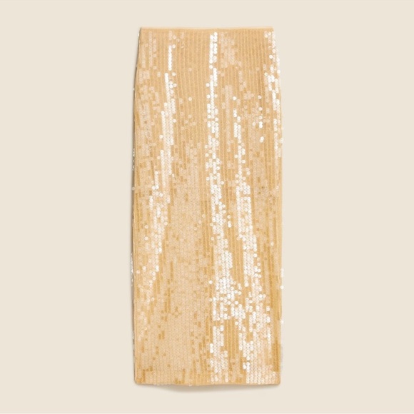 J. Crew Dresses & Skirts - J.Crew Gold Sequin Pencil Skirt
